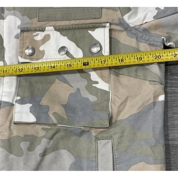 NWT Zadig & Voltaire Women's Kavy Camou Jacket camouflage Military Jacket Size L - Picture 14 of 16